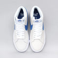 Load image into Gallery viewer, Nike SB Blazer Mid Shoes White / Team Royal - White - Cerulean
