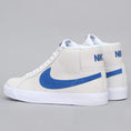Load image into Gallery viewer, Nike SB Blazer Mid Shoes White / Team Royal - White - Cerulean
