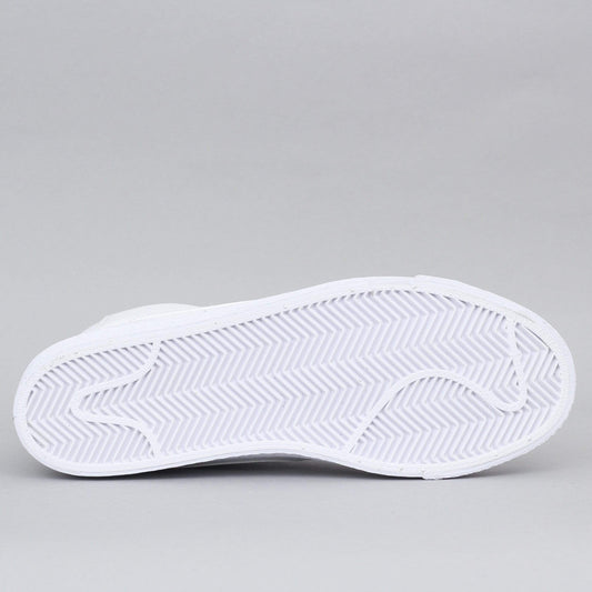 Nike SB Blazer Mid Shoes White / White - White