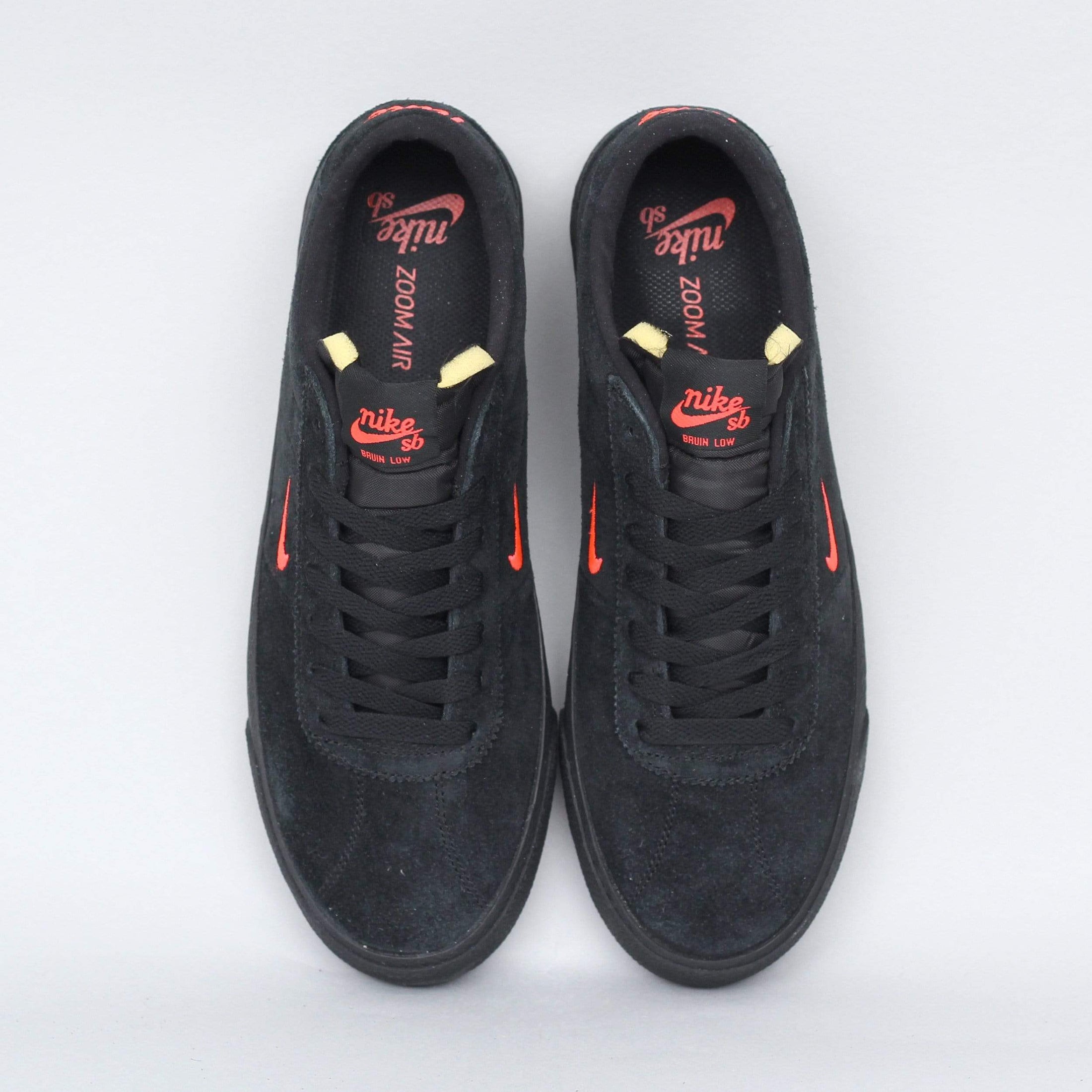Nike SB Bruin Shoes Black / Bright Crimson - Black
