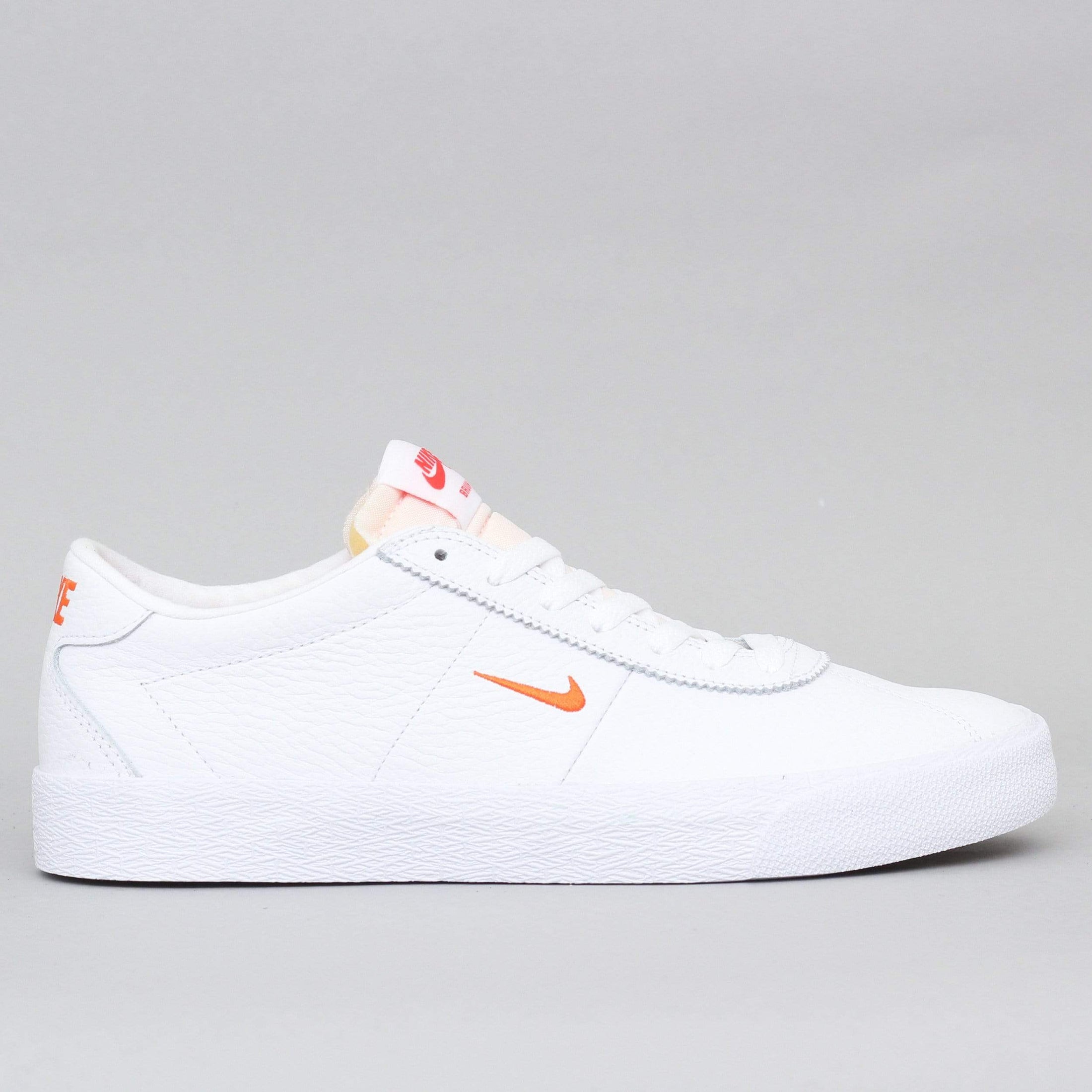 Nike SB Bruin Shoes White / Team Orange - White