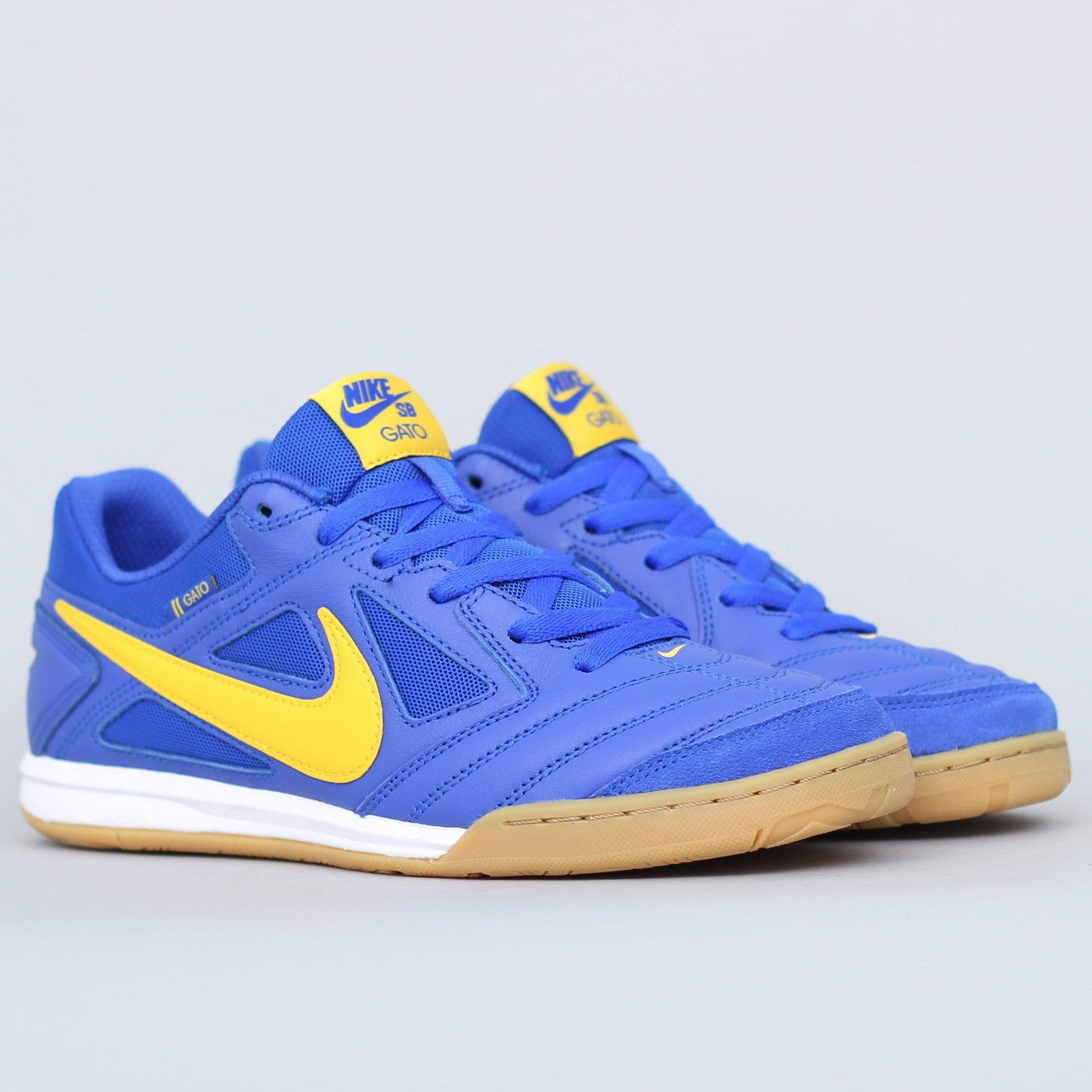Nike SB Gato Shoes Racer Blue / Amarillo - White