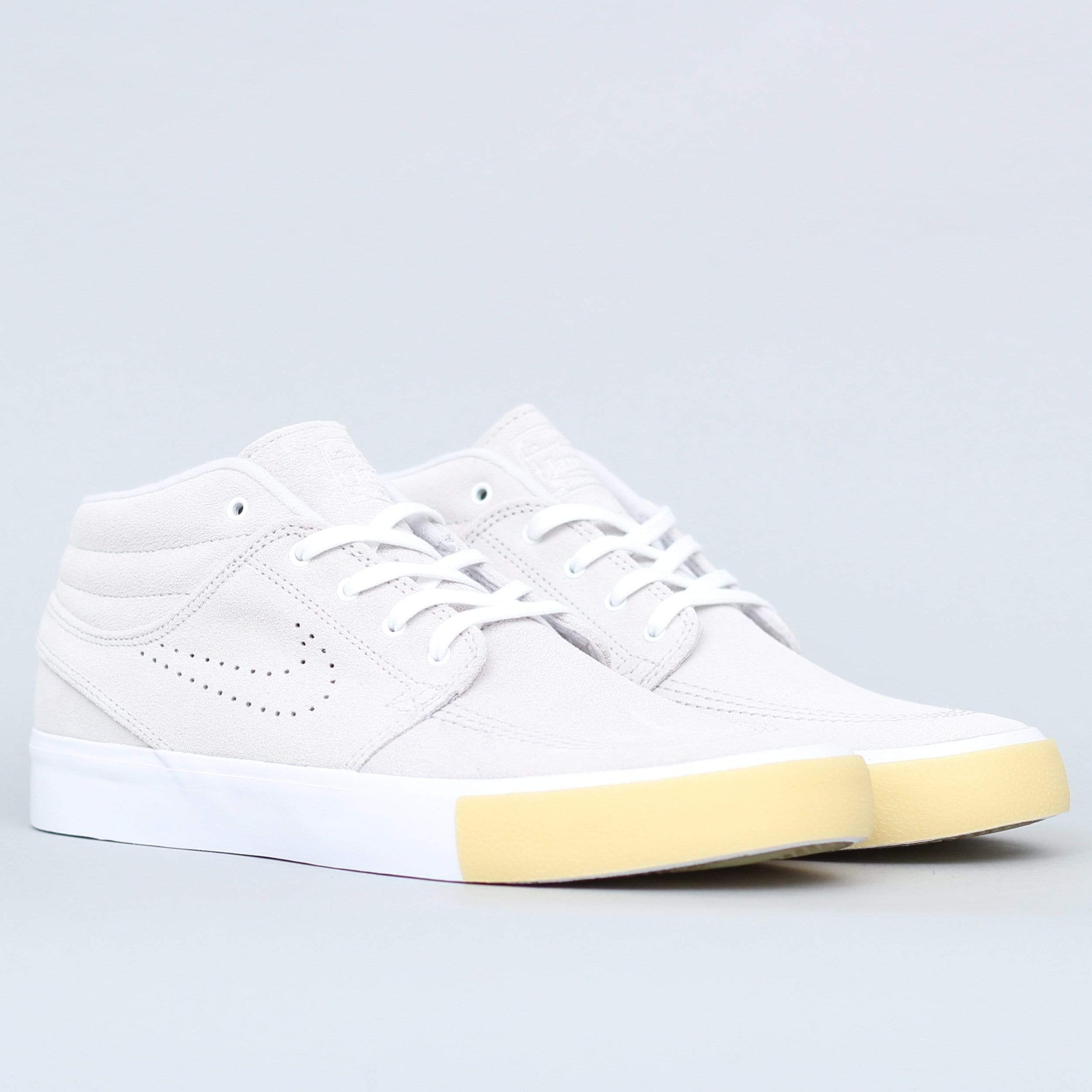 Nike SB Janoski Mid RM SE Shoes White Vast Grey Gum Yellow White
