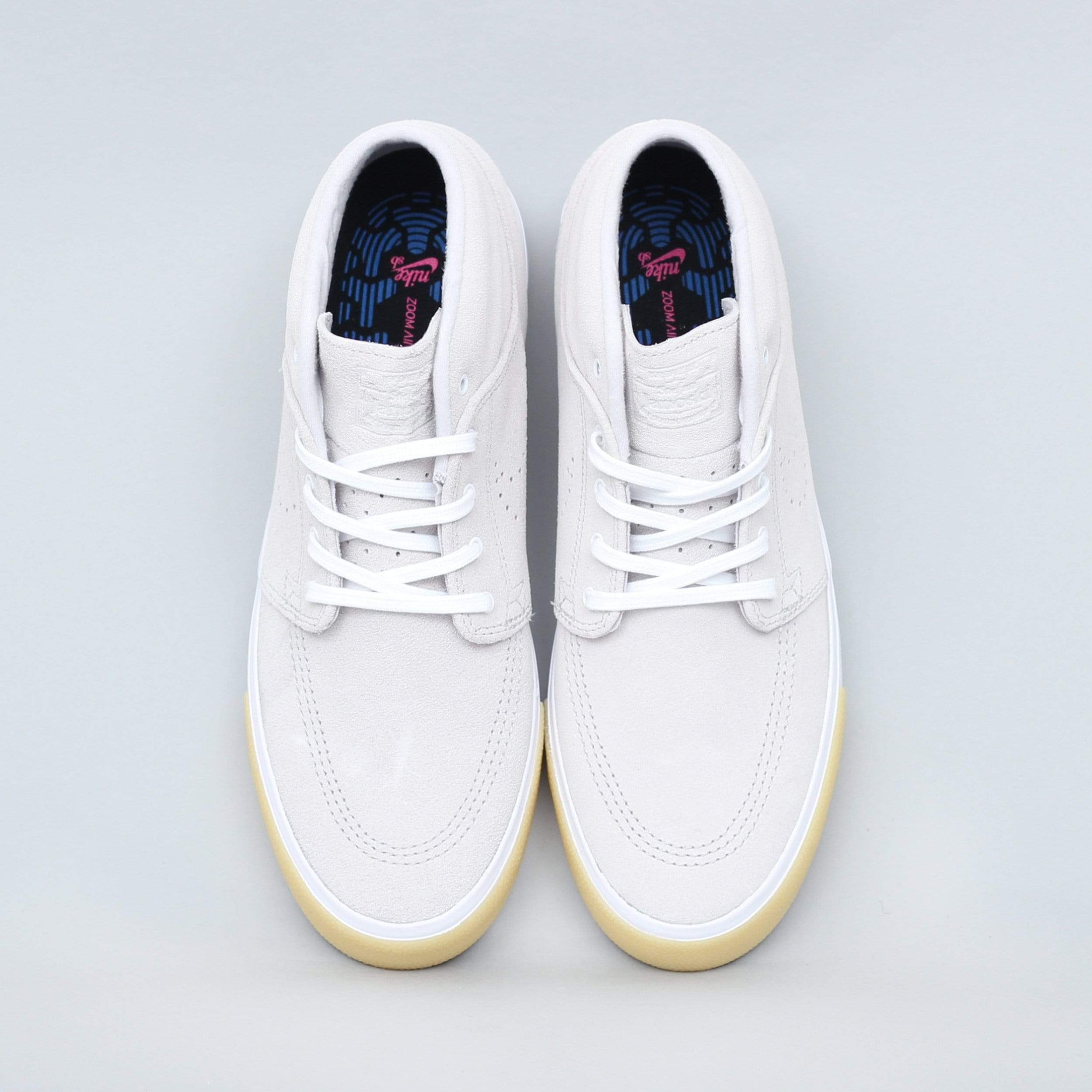Nike SB Janoski Mid RM SE Shoes White Vast Grey Gum Yellow