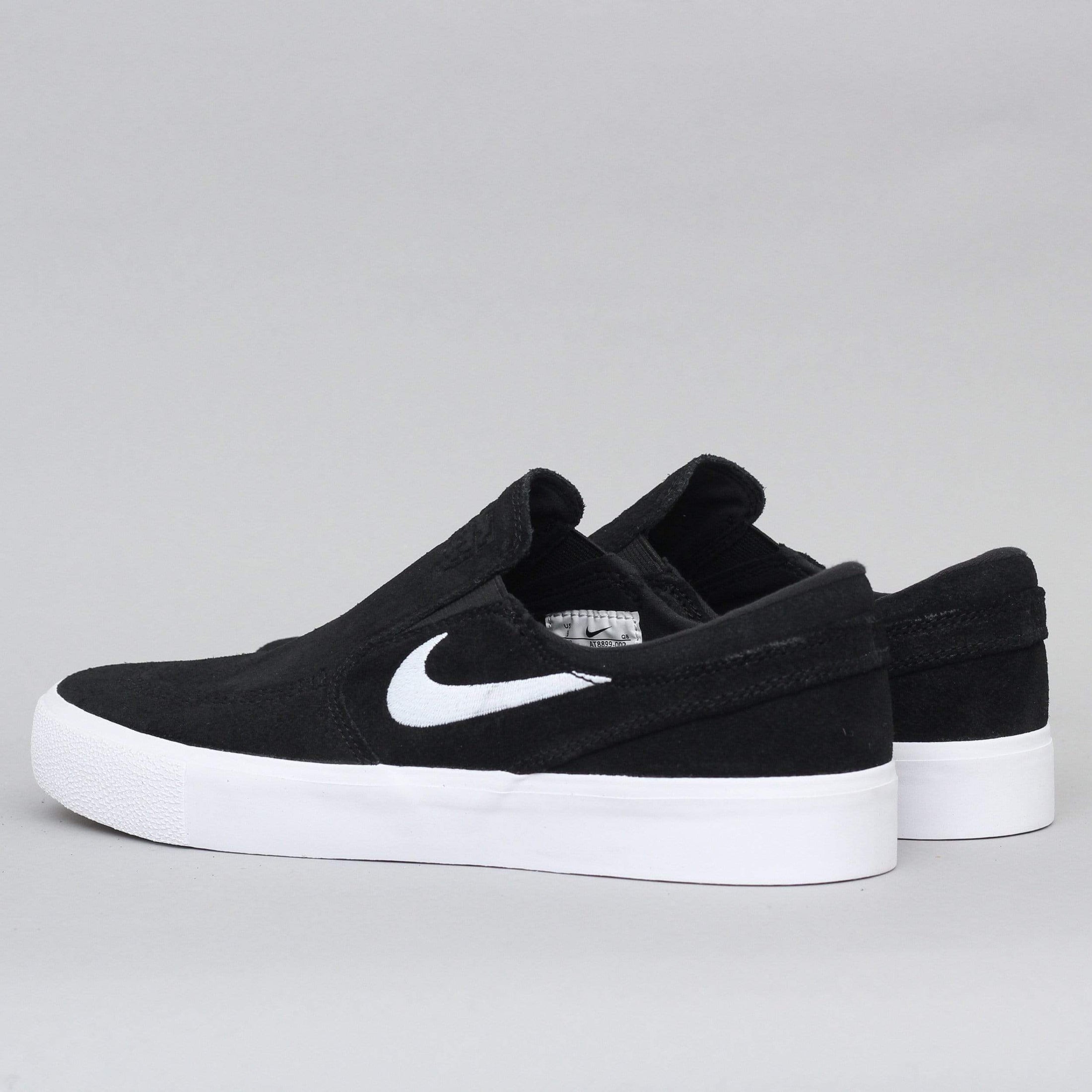 Nike SB Janoski Slip RM Shoes Black / White - White