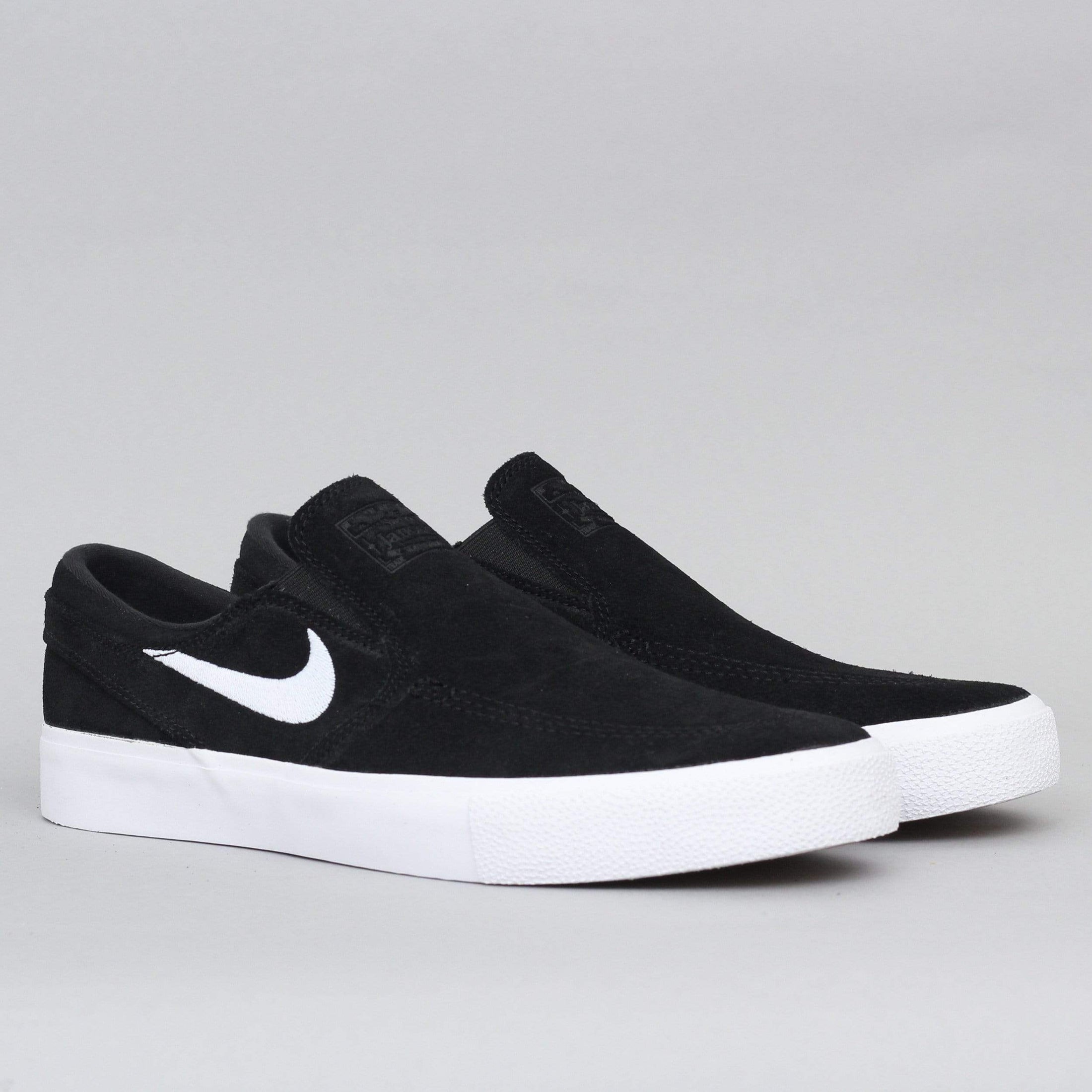 Nike SB Janoski Slip RM Shoes Black / White - White