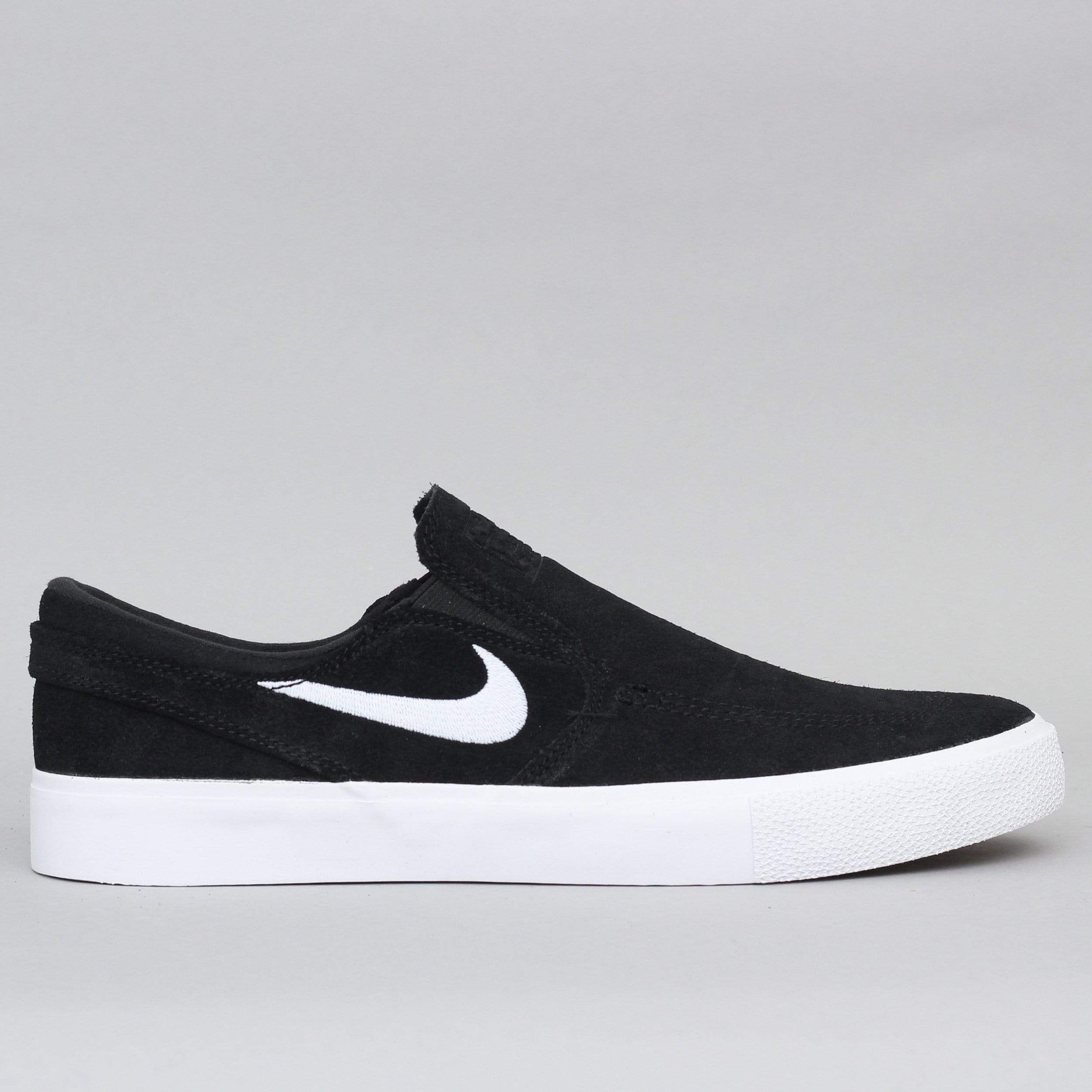 Nike SB Janoski Slip RM Shoes Black / White - White