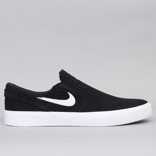 Nike SB Janoski Slip RM Shoes Black / White - White
