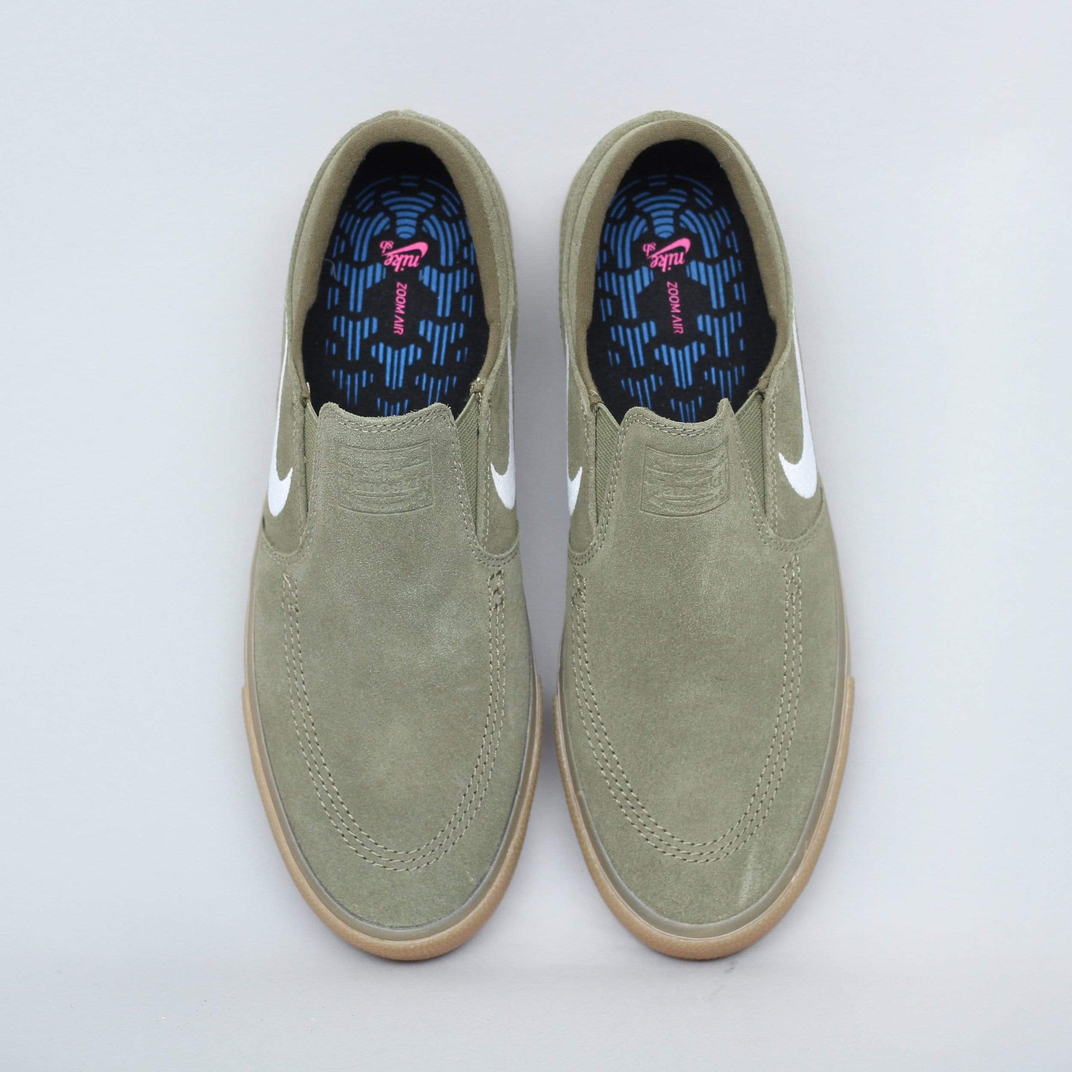 Nike SB Janoski Slip RM Shoes Medium Olive White