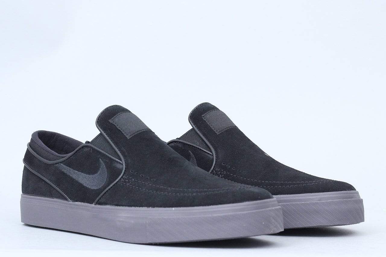 Nike SB Stefan Janoski Slip Shoes Black Black Thunder Grey