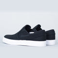 Load image into Gallery viewer, Nike SB Stefan Janoski Slip Shoes Black / Black - White
