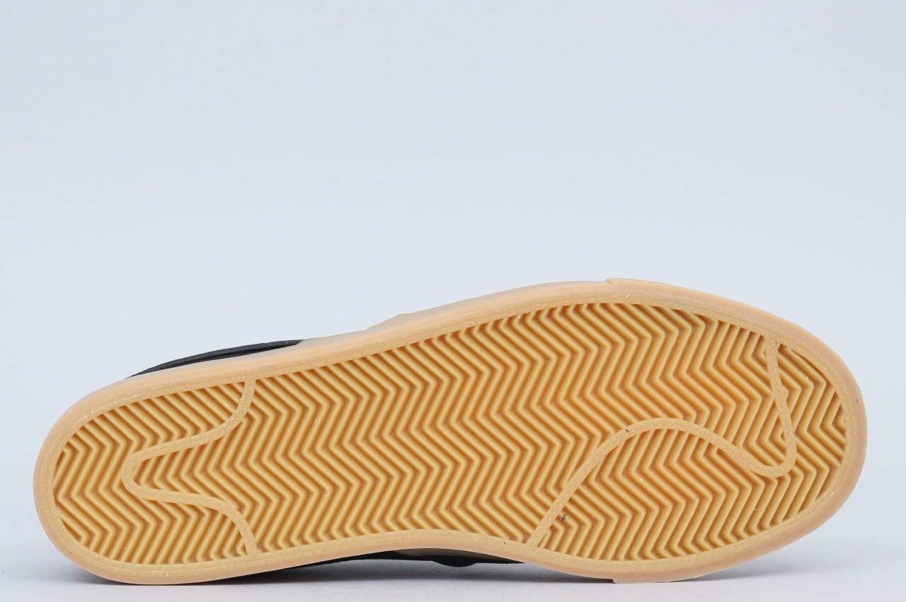 Nike SB Stefan Janoski Slip Shoes Black / Gunsmoke - Gum Light Brown