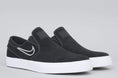 Load image into Gallery viewer, Nike SB Stefan Janoski Slip Shoes Black / Light Bone White
