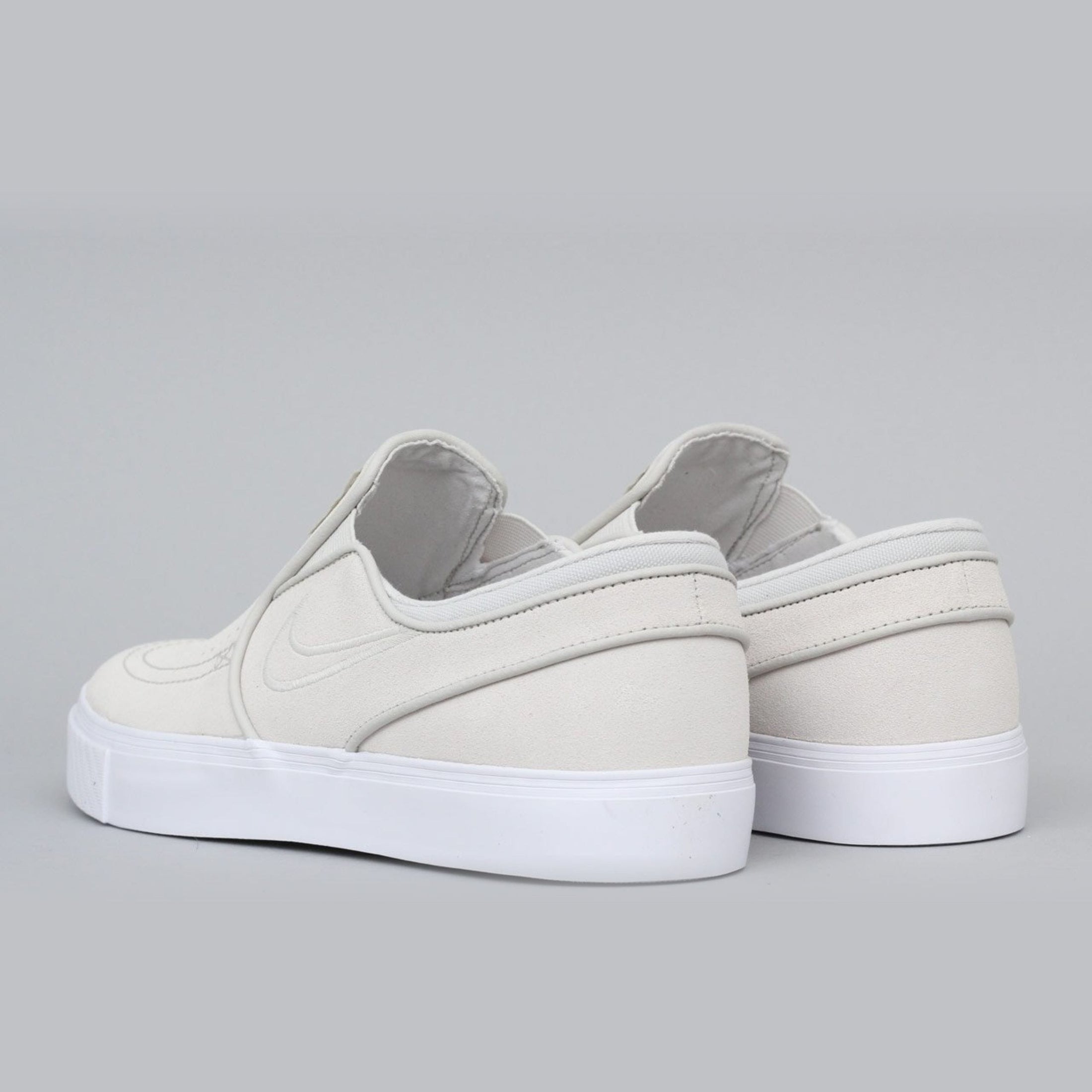 Nike sb janoski bone and white slip-on skate shoes Clearance