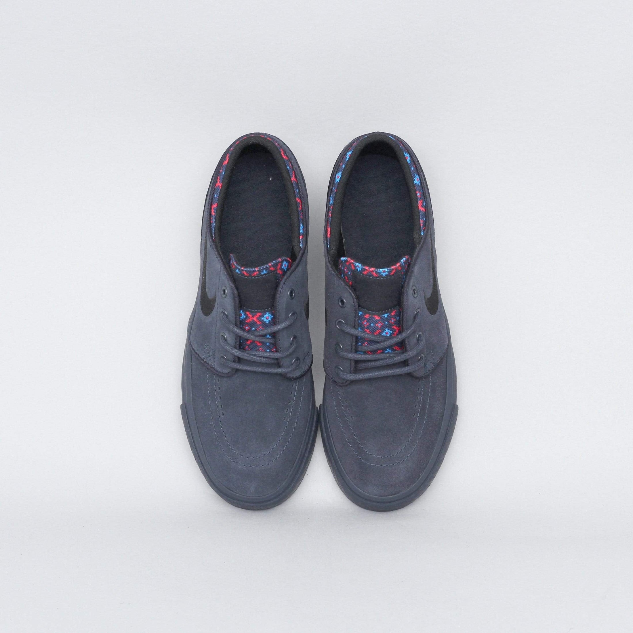 Nike SB Stefan Janoski Suede BG Premium Youth Shoes Dark Obsidian / Black - Dark Obsidian