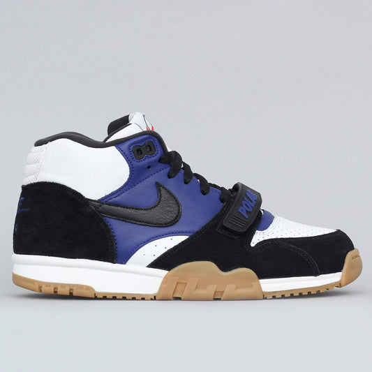 Nike SB X Polar Air Trainer 1 QS Shoes Black / Black - Deep Royal Blue - Summit White