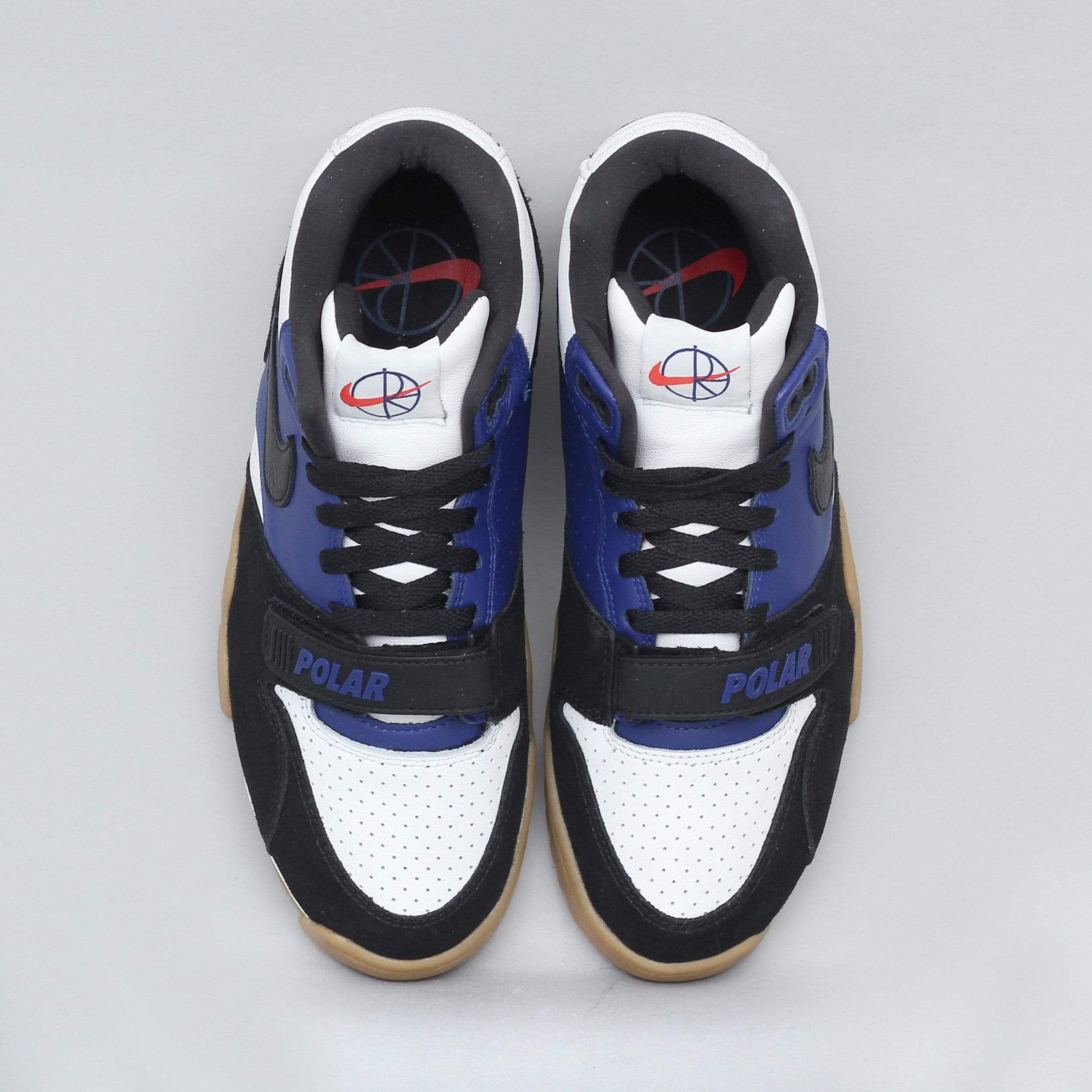 Nike SB X Polar Air Trainer QS Shoes Black Black Deep Royal