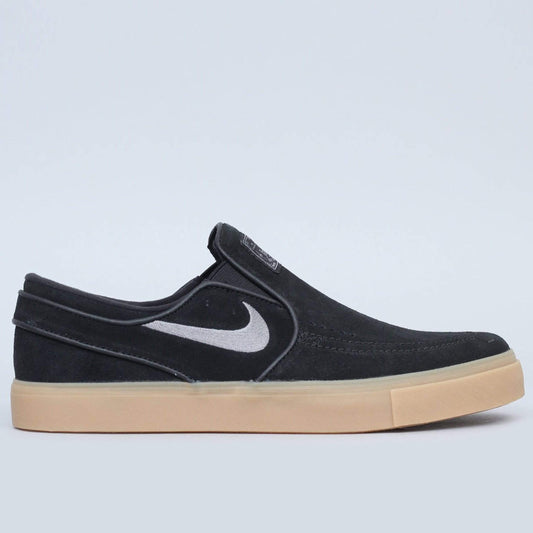 Nike SB Stefan Janoski Slip Shoes Black / Gunsmoke - Gum Light Brown