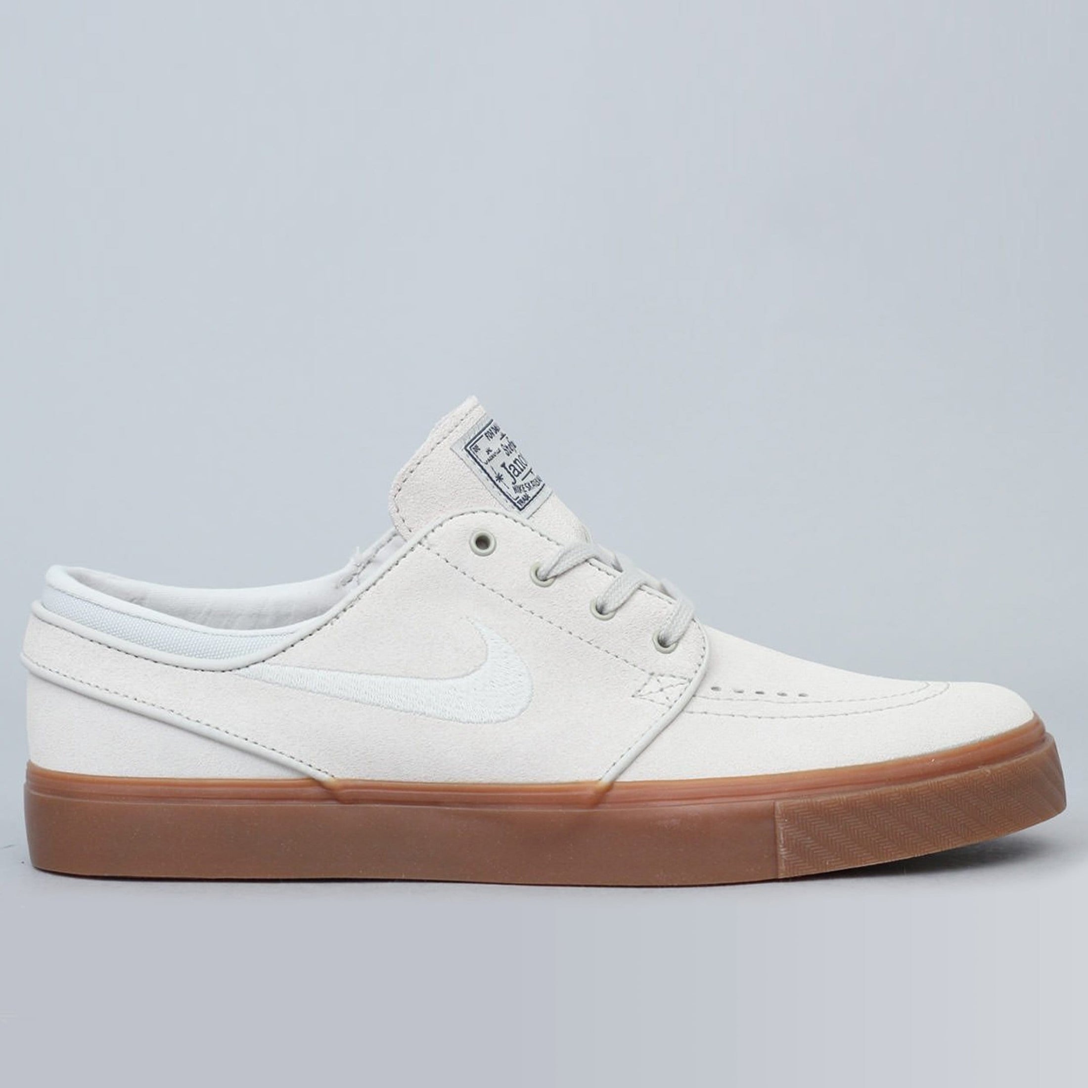 Nike sb janoski light bone & gum suede skate shoes Clearance