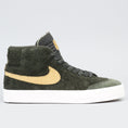 Load image into Gallery viewer, Nike SB Blazer Mid QS Shoes Sequoia / Flat Gold
