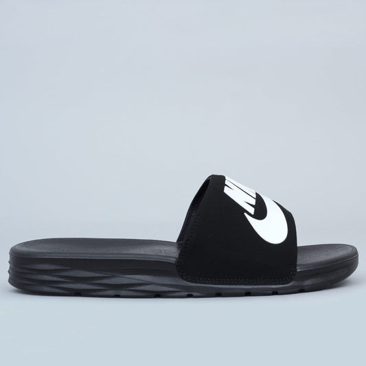 Nike SB Benassi Solarsoft Slides Black / White