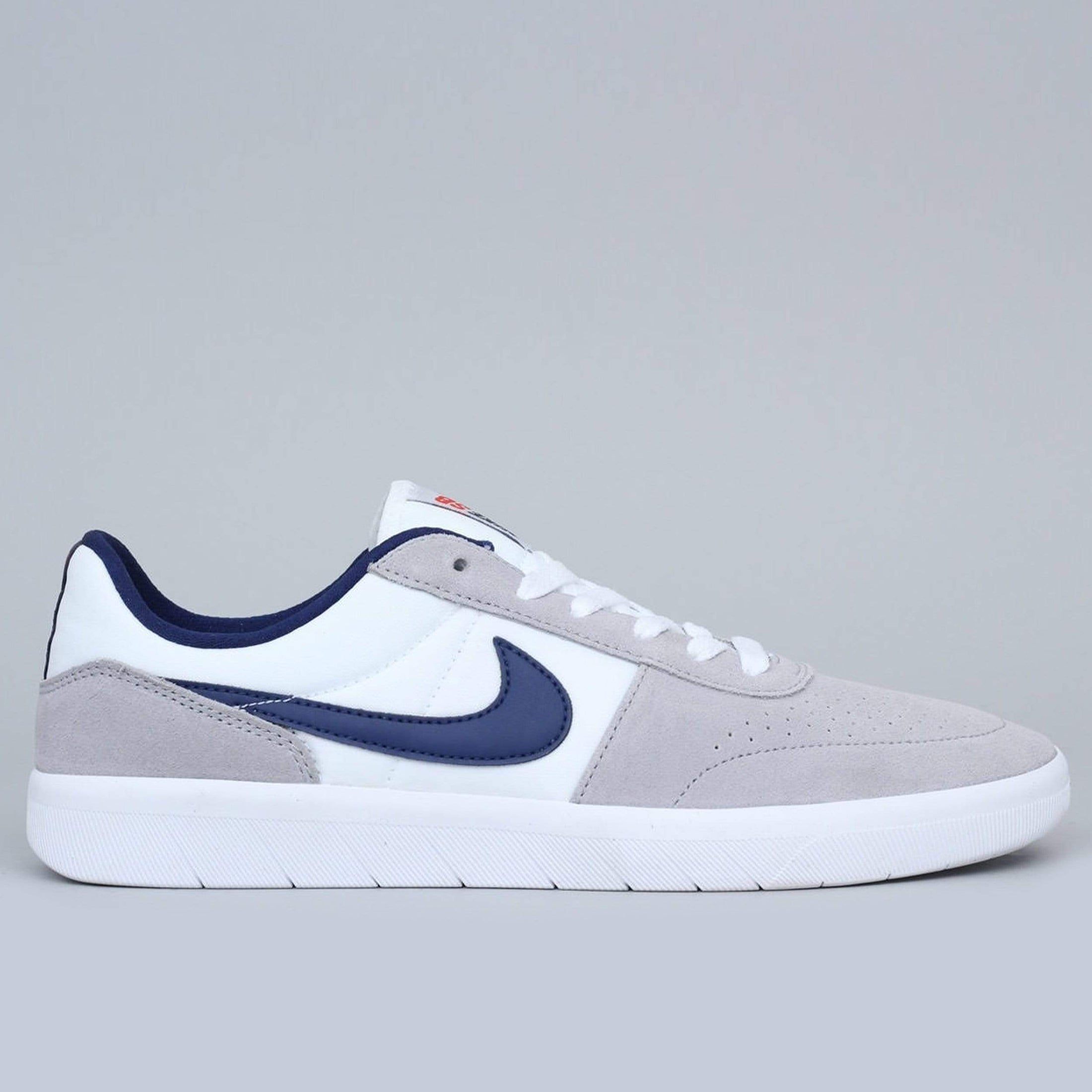Nike SB Team Classic Shoes Wolf Grey / Blue Void - White