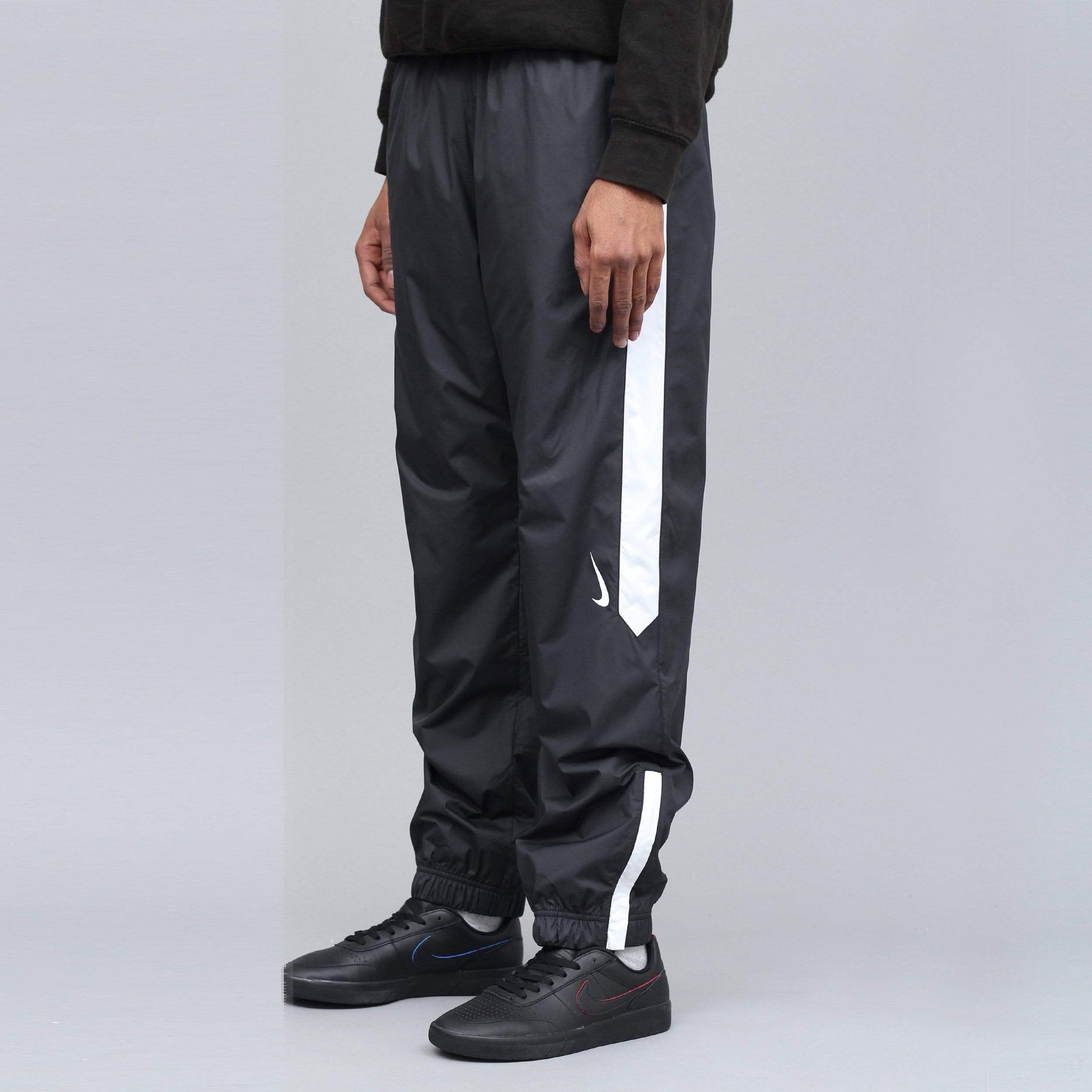 Nike SB Shield Swoosh Skate Tracksuit Pant Black / White / White