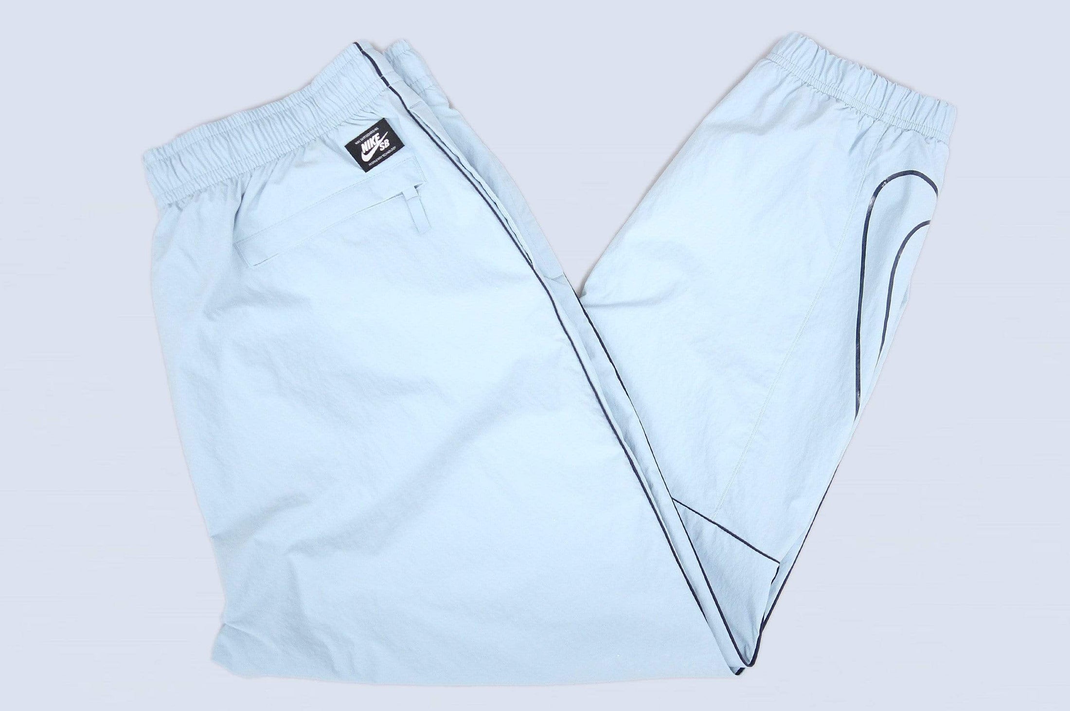 Nike SB Swoosh Track Pants Light Armory Blue / Obsidian / Obsidian