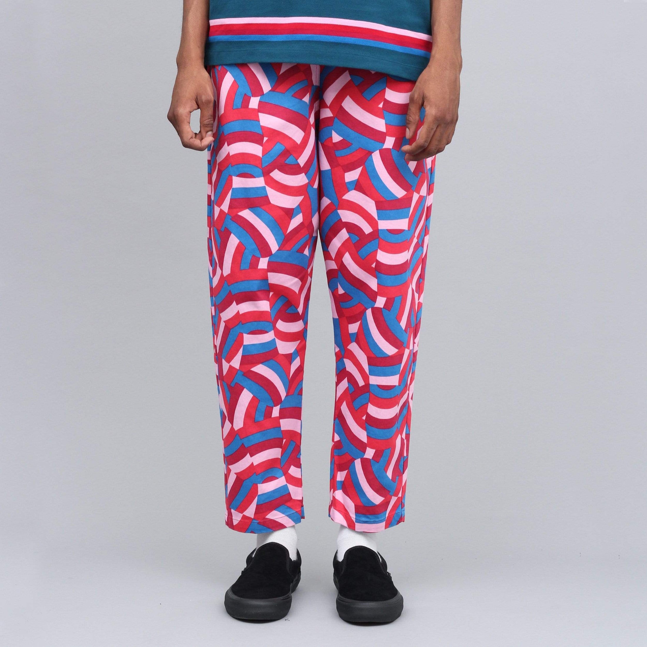 Nike SB X Parra QS Pants Gym Red Pink Rise Military Blue