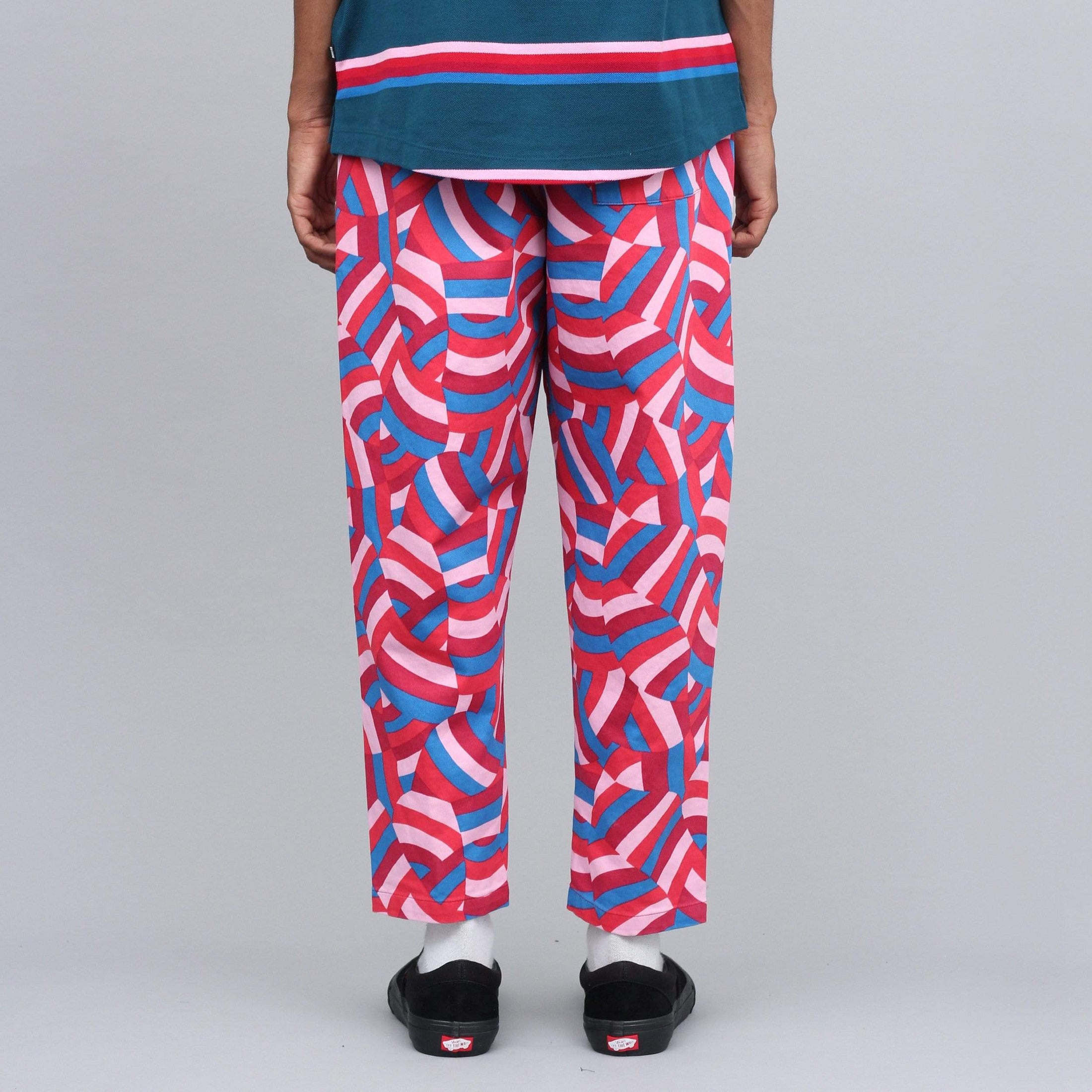 Nike SB X Parra QS Pants Gym Red / Pink Rise / Military Blue