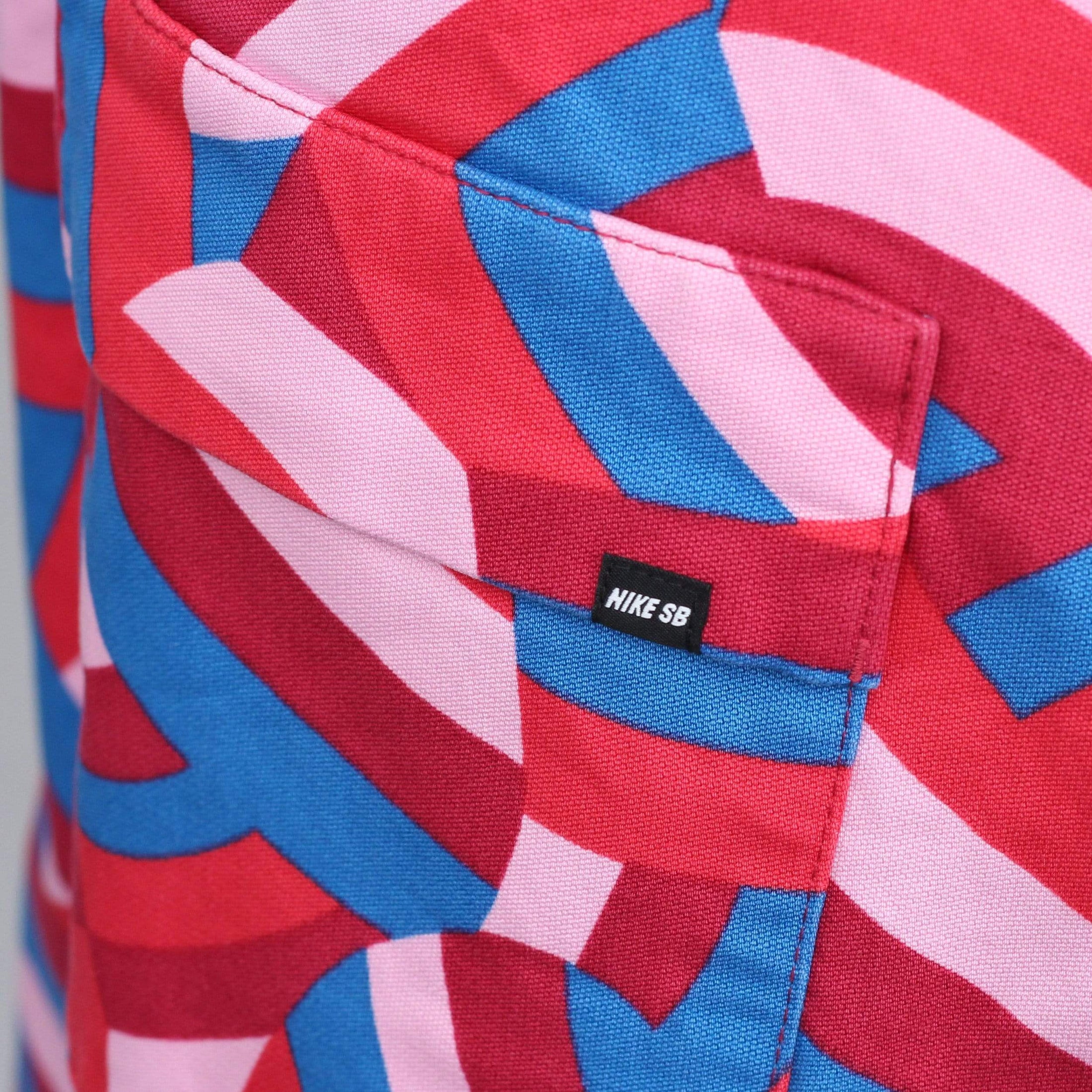 Nike SB X Parra QS Pants Gym Red / Pink Rise / Military Blue