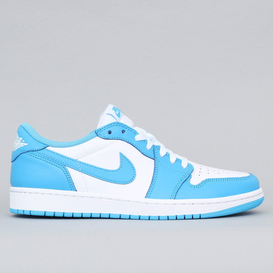 Photos of Nike SB Air Jordan 1 Low QS Shoes Dark Powder Blue / Dark Powder Blue - DIGITAL PRODUCT