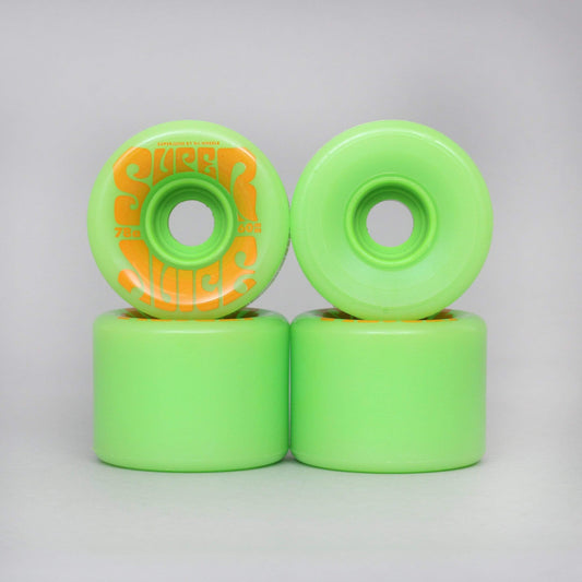 OJ 60mm 78A Super Juice Soft Skateboard Wheels Green