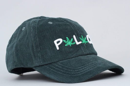 Palace Pwlwce Cord 6-Panel Cap Green