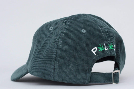 Palace Pwlwce Cord 6-Panel Cap Green