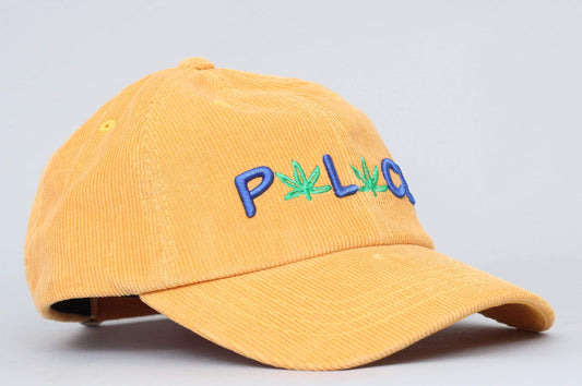 Palace Pwlwce Cord 6-Panel Cap Yellow