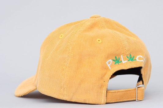 Palace Pwlwce Cord 6-Panel Cap Yellow