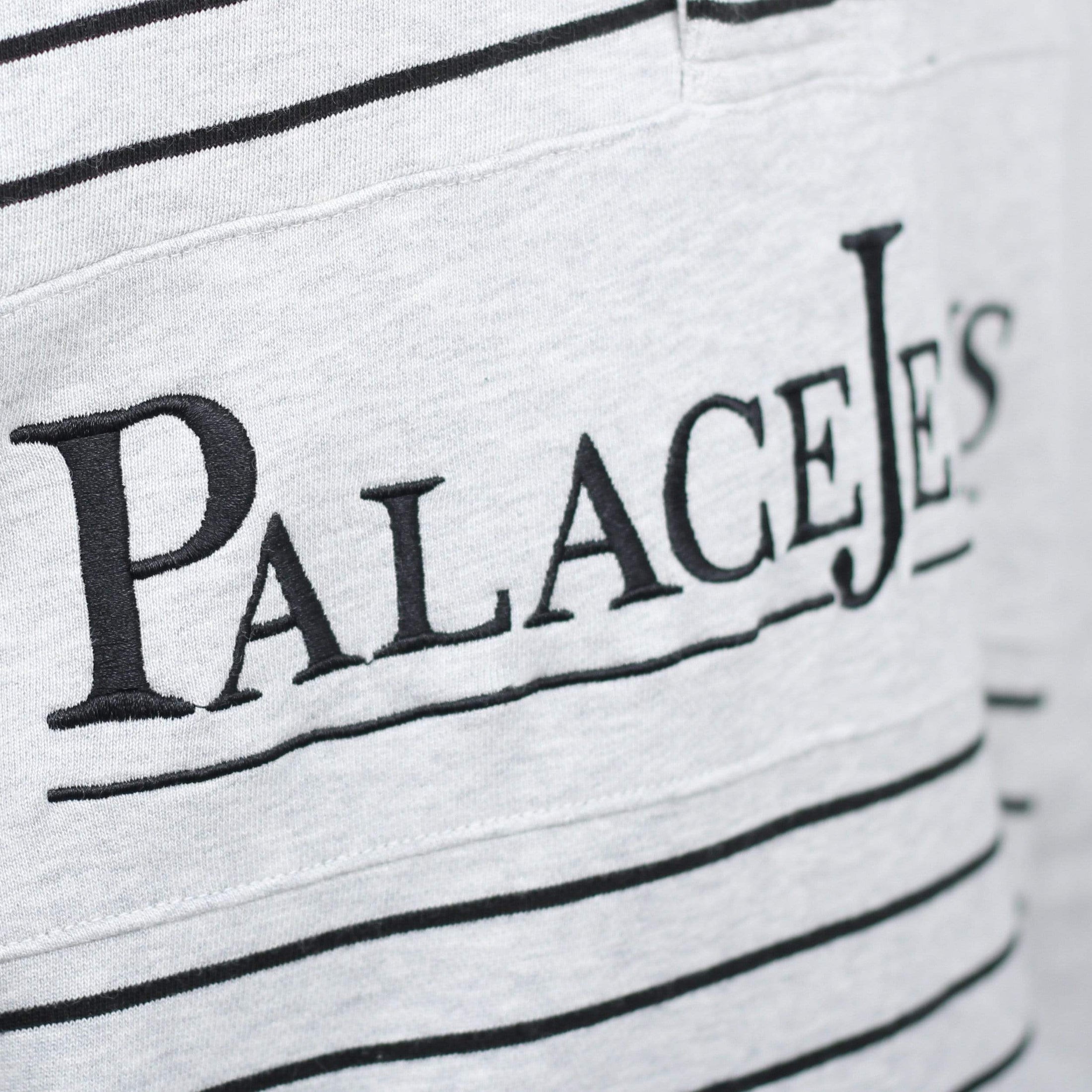 Palace PJ Popper Neck Crew Grey Marl