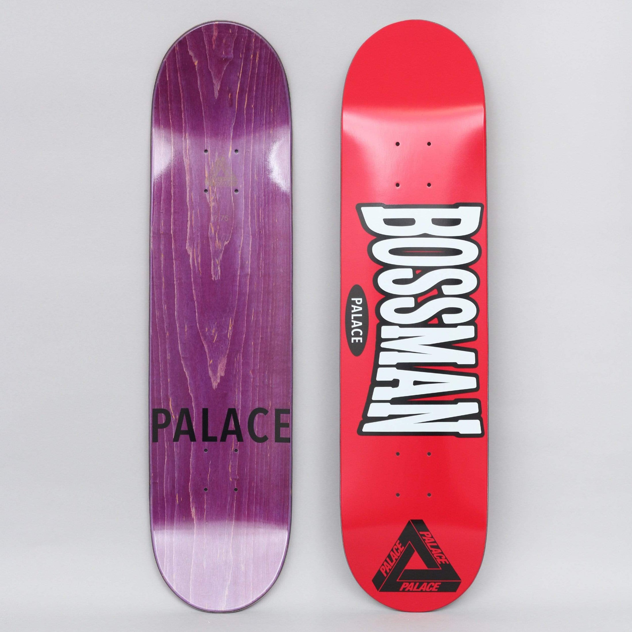 Palace 7.75 Bossman Skateboard Deck Red