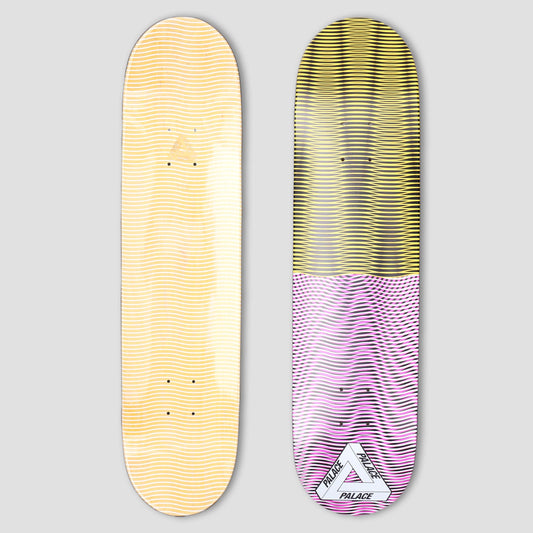 Palace 7.75 Trippy Skateboard Deck Yellow / Pink