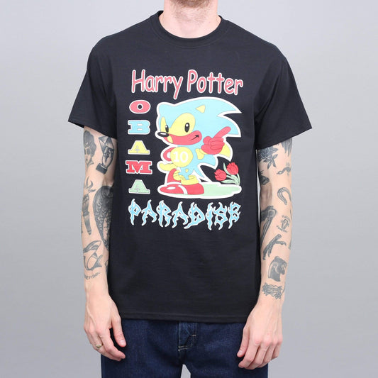 Paradise Harry Potter Obama T-Shirt Black