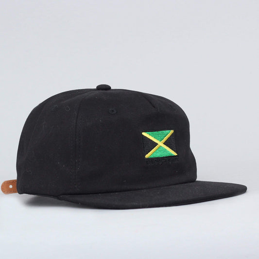 Passport Jamaica 5 Panel Cap Black