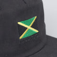 Load image into Gallery viewer, Passport Jamaica 5 Panel Cap Black
