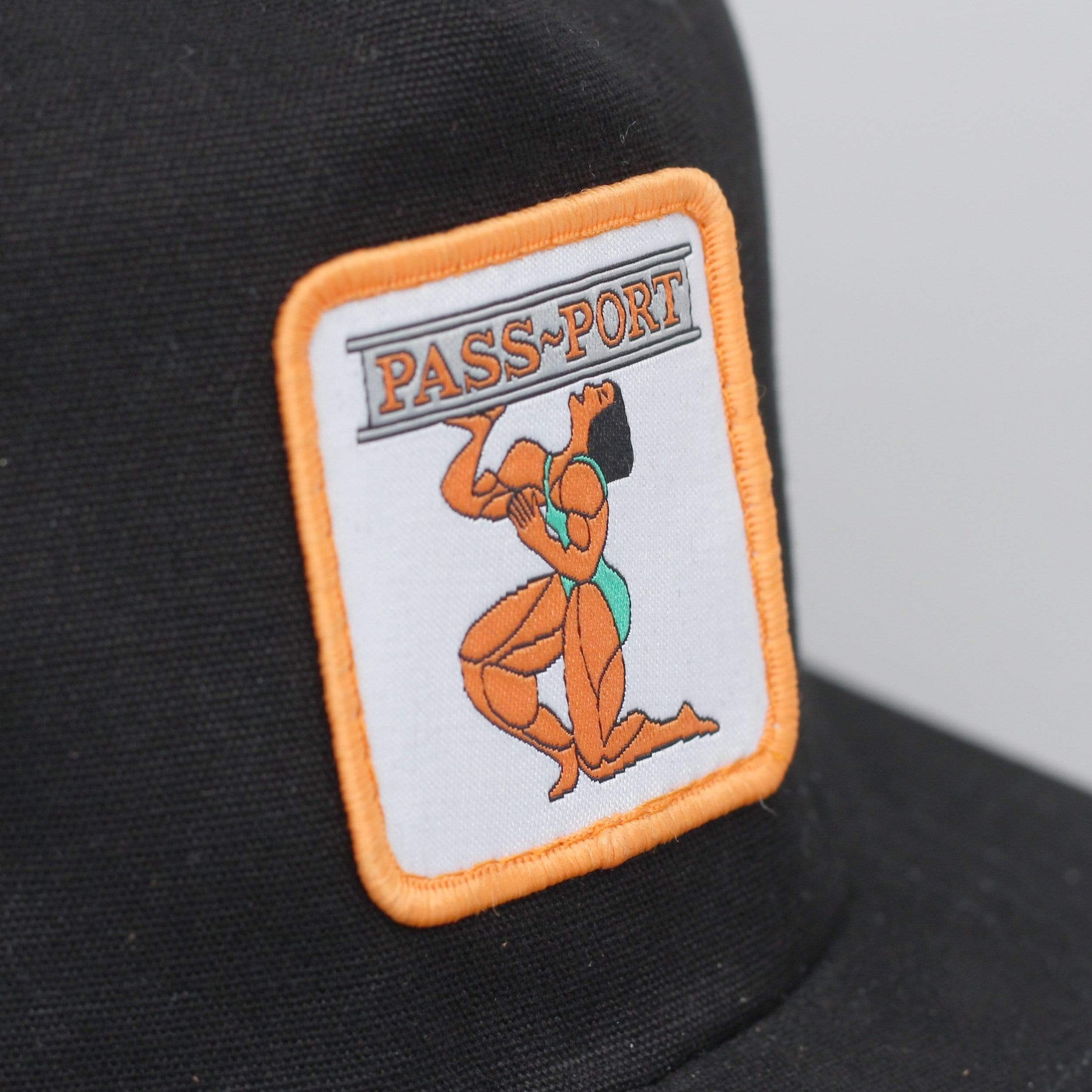Passport World Lady 5 Panel Cap Black