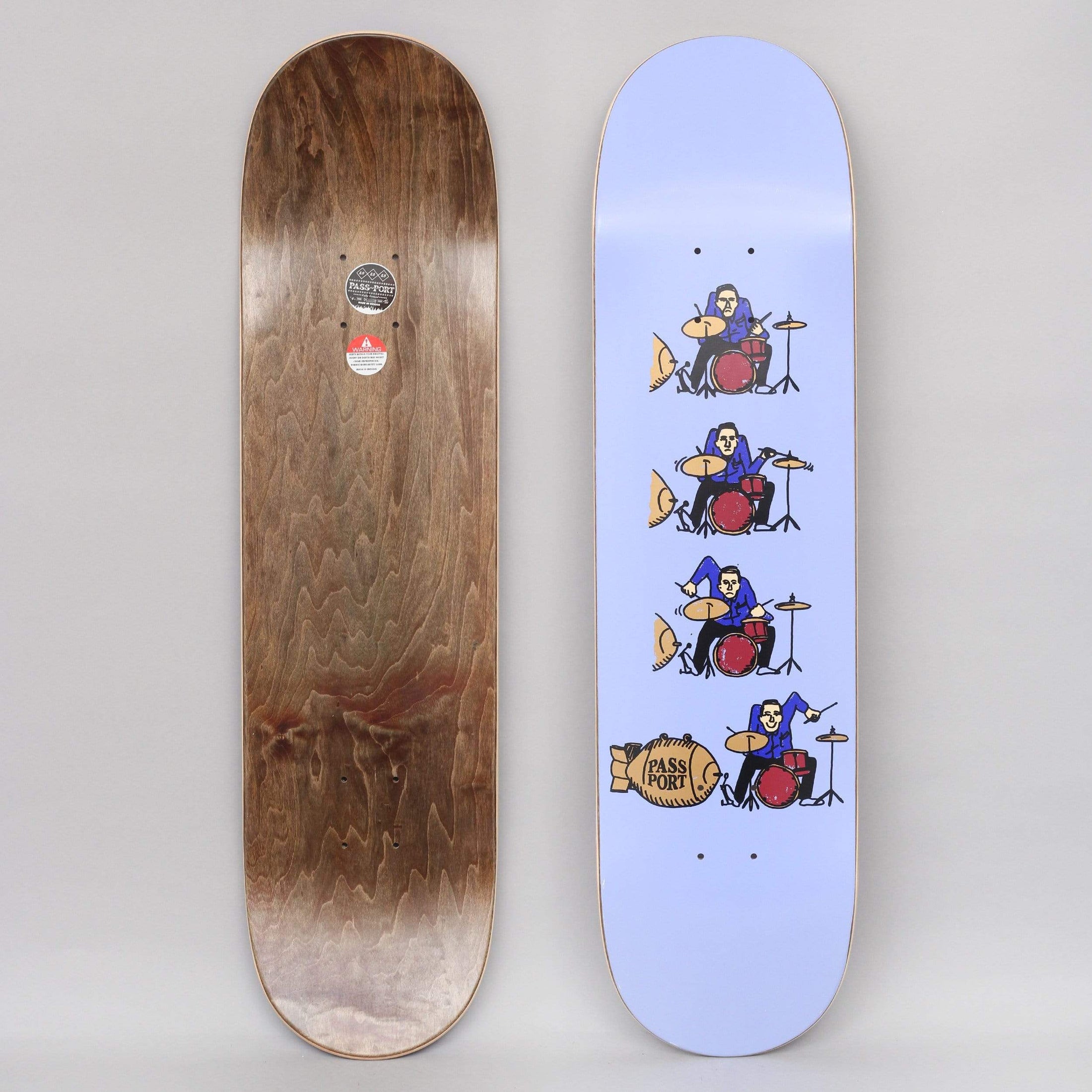 Passport 8 What U Thought Series Drums Skateboard Deck Purple