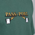 Load image into Gallery viewer, Passport Waiter Embroidery T-Shirt Forest Green
