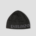 Load image into Gallery viewer, Patagonia Beanie Hat Logo Belwe / Black

