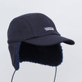 Load image into Gallery viewer, Patagonia Recycled Wool Ear Flap Cap Classic Navy
