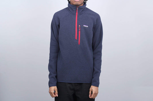 Patagonia Performance Better Sweater 1/4 Zip Navy Blue