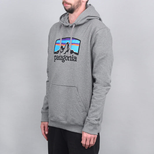 Patagonia Fitz Roy Horizons Uprisal Hood Gravel Heather
